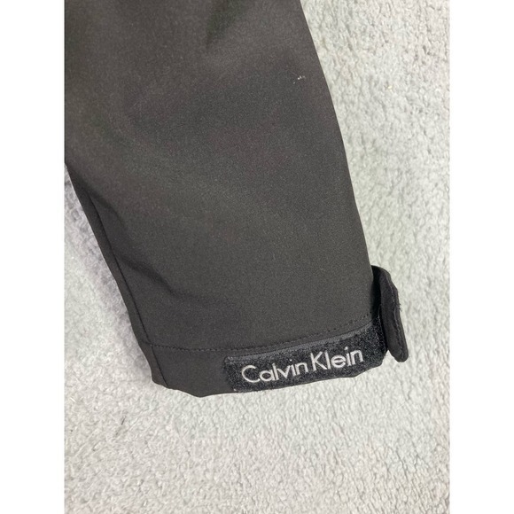 Calvin Klein Women’s Black Softshell Jacket M Water Resistant Windproof Hooded - Picture 13 of 14